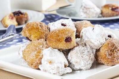 Bite Size Jelly Donut Holes